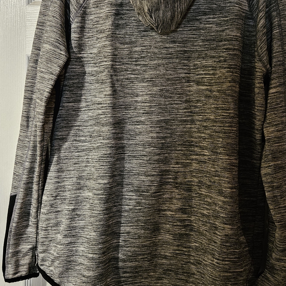 Victoria's Secret Pink Gray Zip Up Fitted Hoodie - Picture 3 of 3
